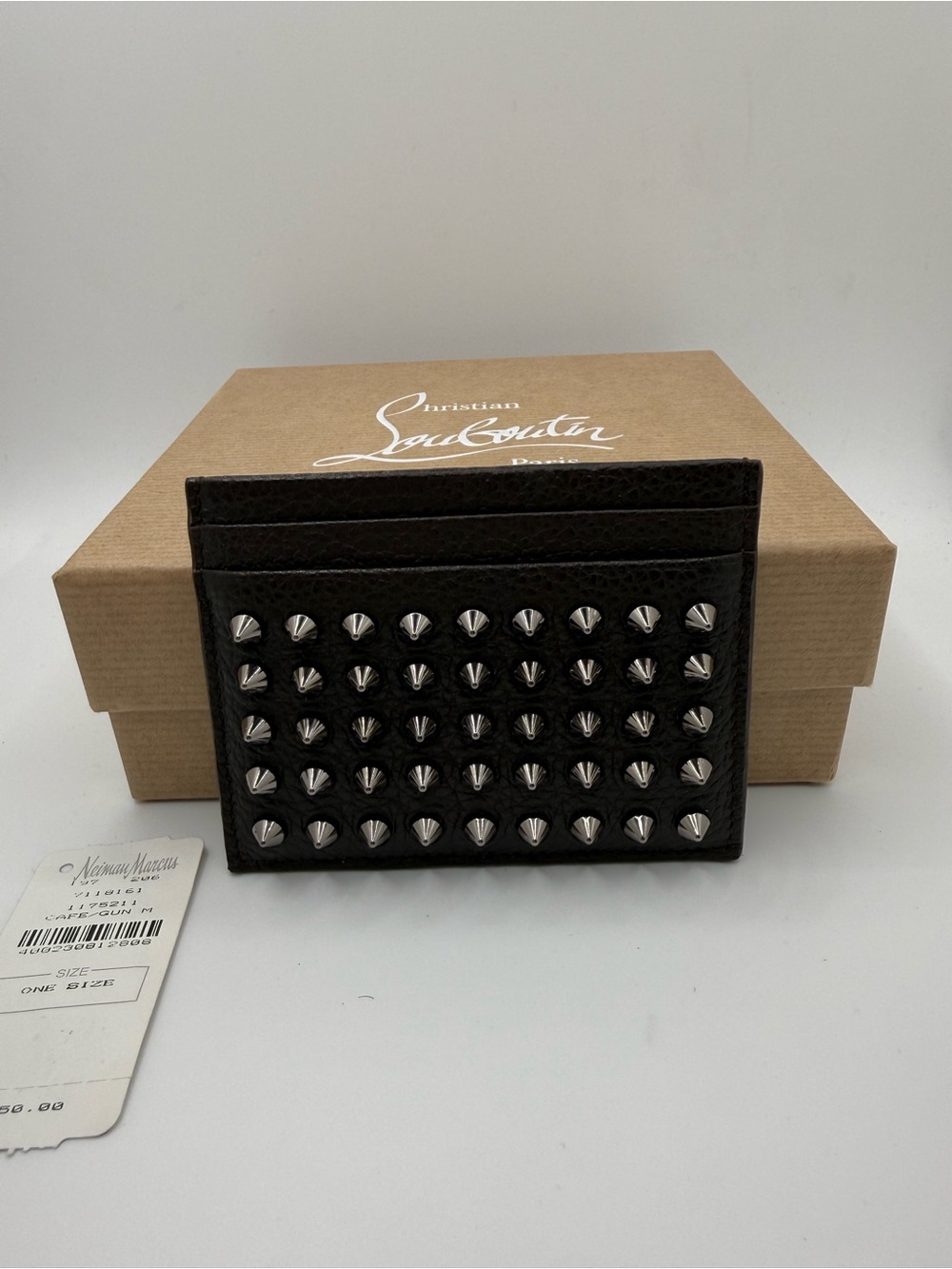 Christian Louboutin Stud Detailed Cardholder NWT